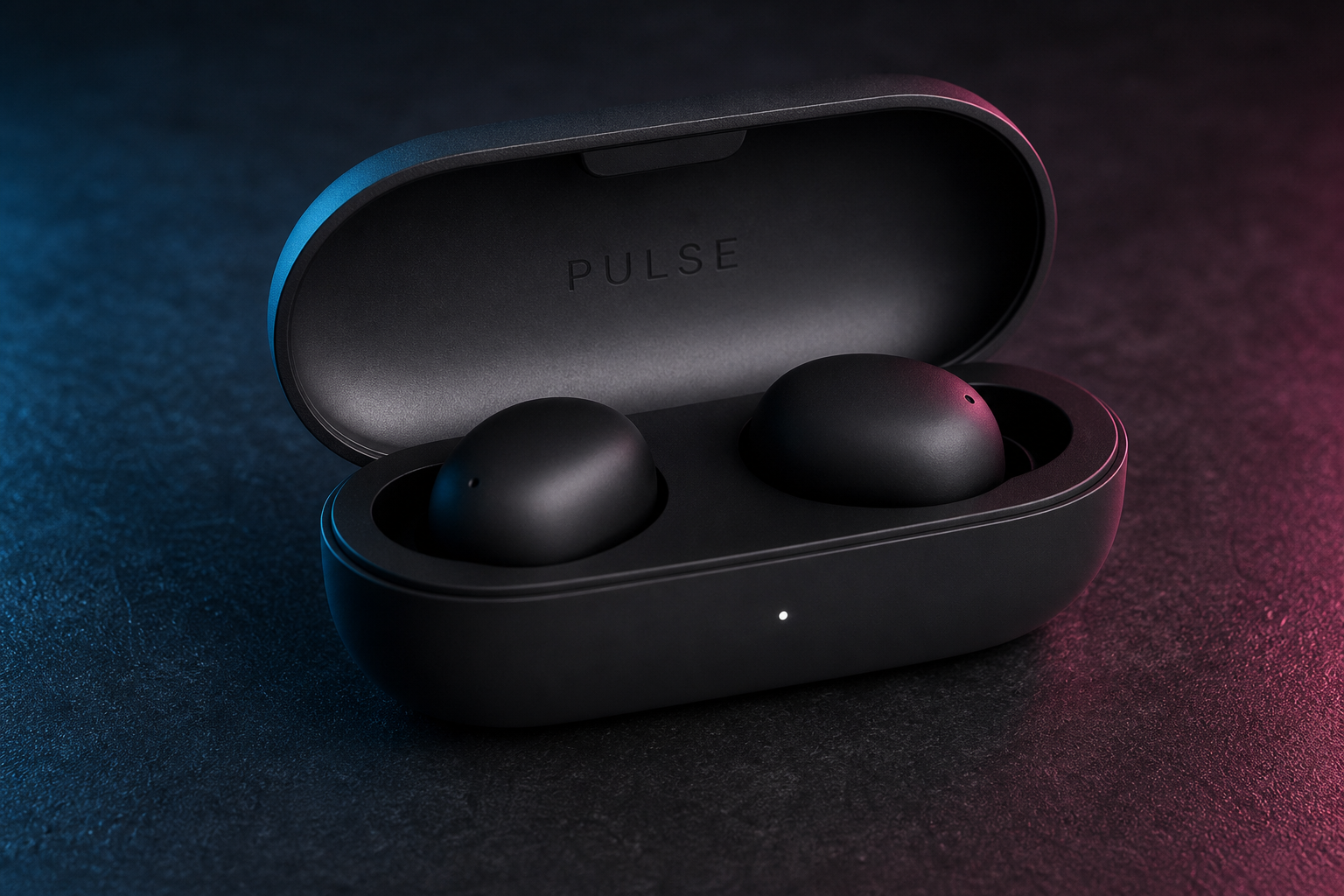 NEXUS PULSE — wireless earbuds in charging case